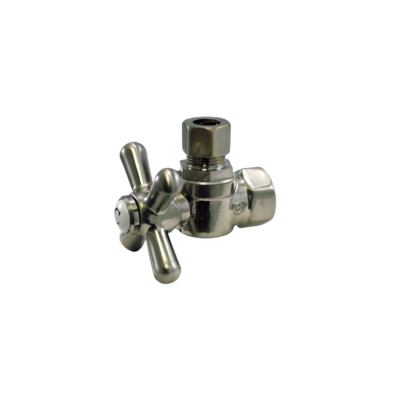 Quarter Decorative Turn Valves, Satin Nickel