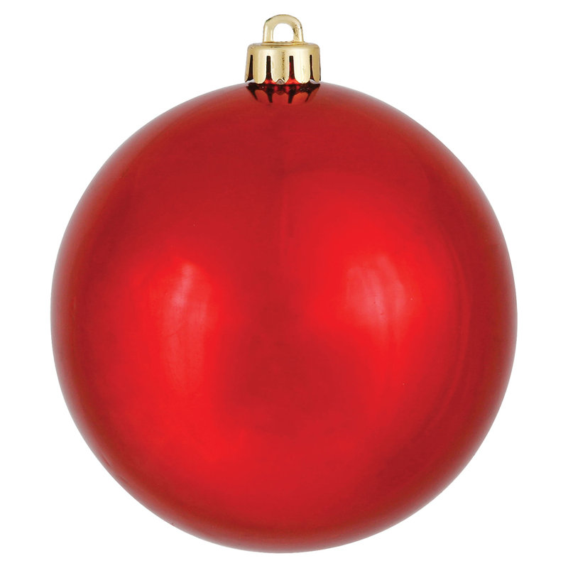 Décoration de boule décorative des Fêtes, 8", Orange bruni