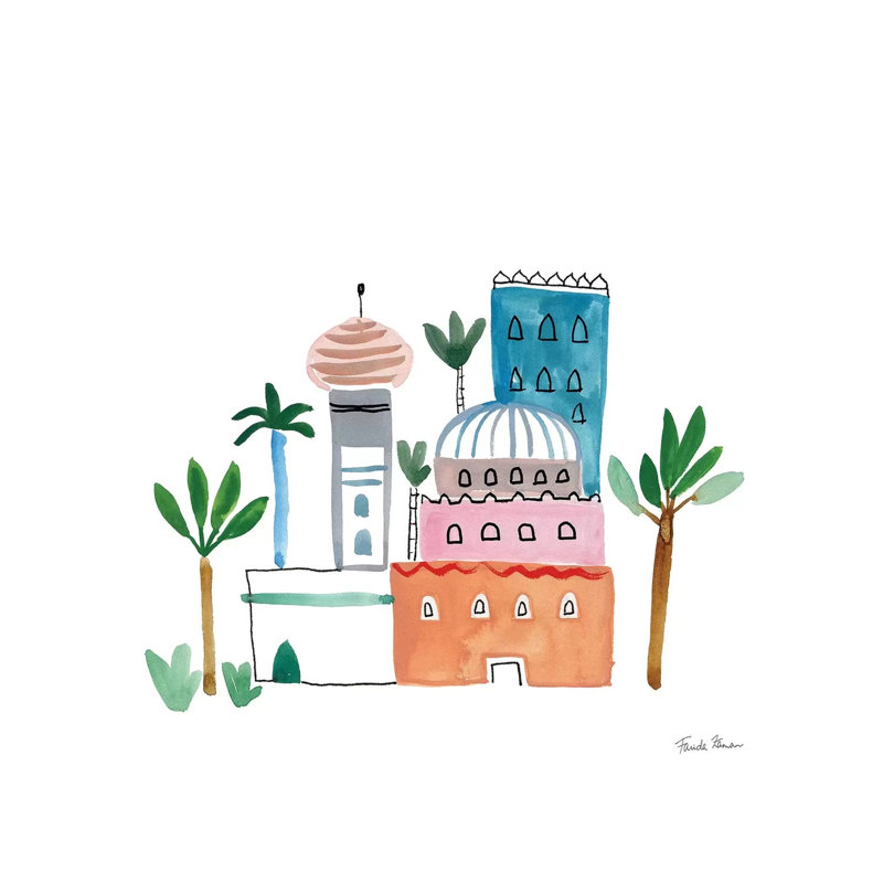 Home Sweet Home by Farida Zaman - Wrapped Canvas Print, 30.48 cm H x 30.48 cm W