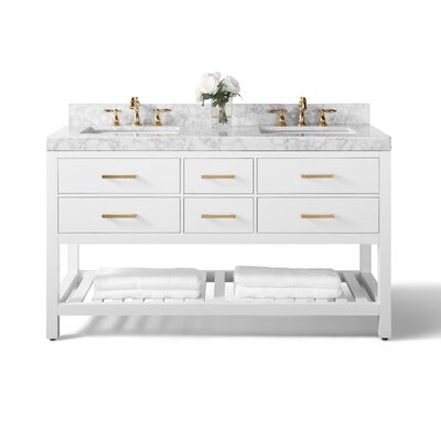 Carrie 60"" Double Bathroom Vanity Set -  Sand & Stable™, 9207843172E84905985DA22EEF316D8E