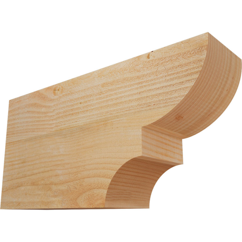 Ridgewood Rough Sawn Rafter Tail, Douglas Fir, 12"H x 6"W x 24"L