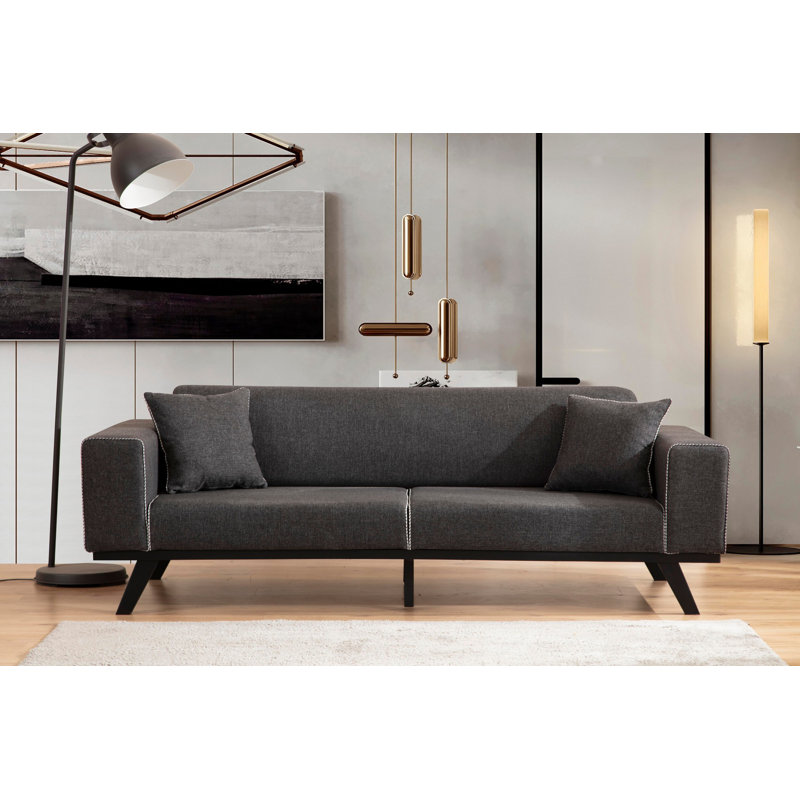 Canapé-lit 3 places, Anthracite