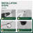 6 - Piece Aluminium Bathroom Hardware Set
