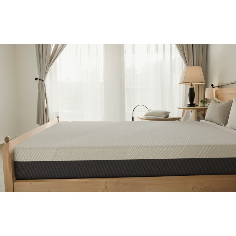 Grand matelas ferme en mousse viscoélastique gélifiée Queen, 12"