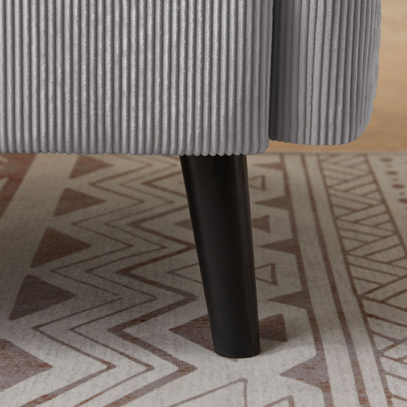 Causeuse pour petits espaces, Gris clair