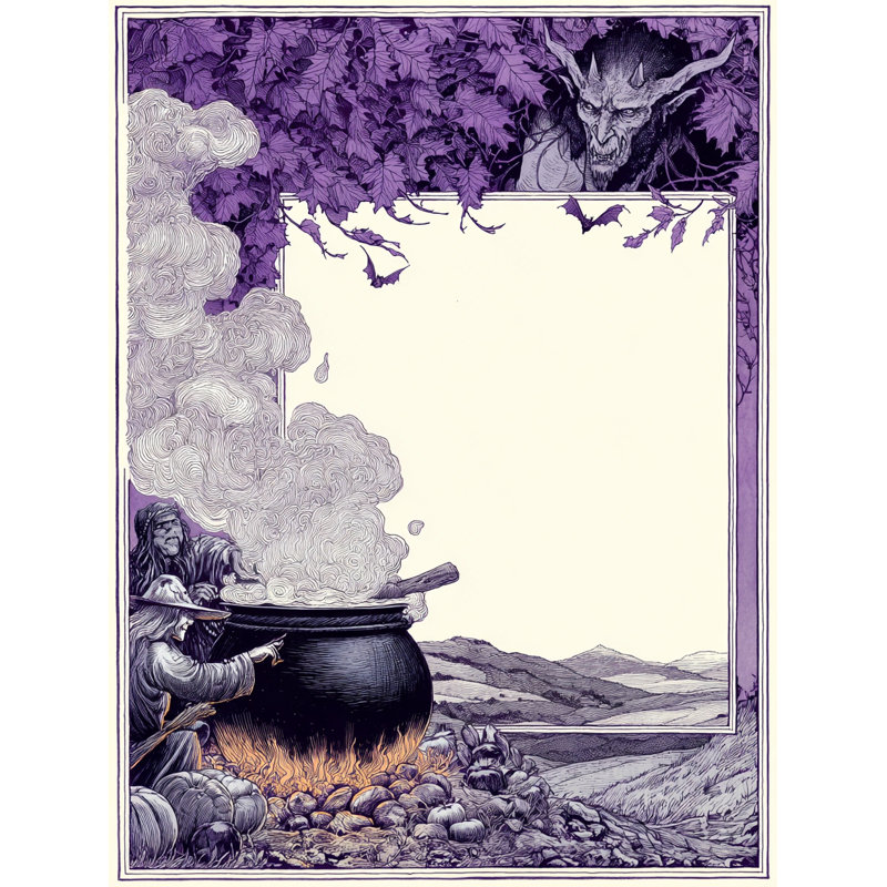 "Cauldron of Shadows", art mural sur toile, H 36 po x l 24 po