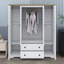 Armoire penderie avec tiroirs et porte-365287577