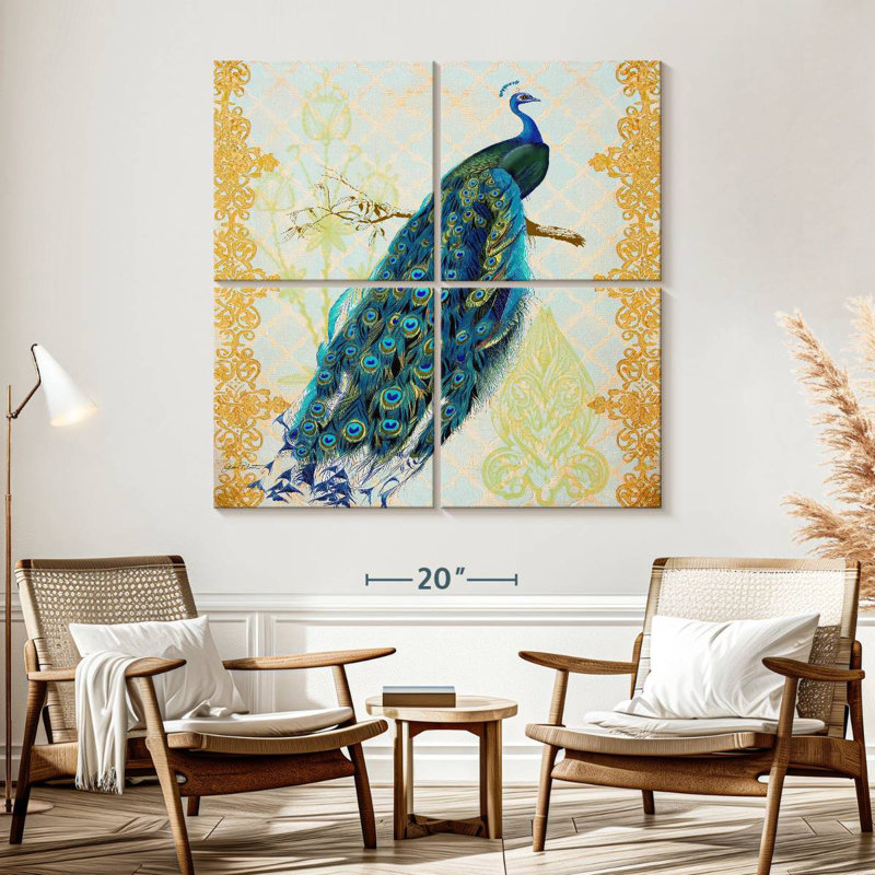 Brampt Beautiful Peacock, 57" H x 57" W