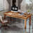 70" Executive Office Desk Computer Desk Writing Desk - Farmhouse Style