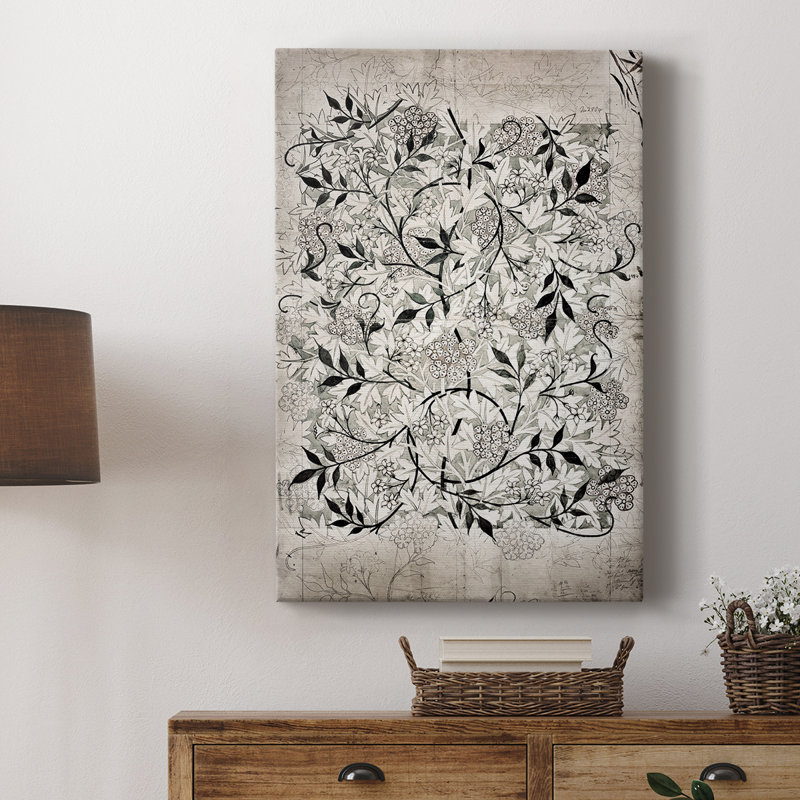 Reproduction abstraite rétro Cxxxvii - galerie Cavas sur mesure, H 48 po x l 32 po