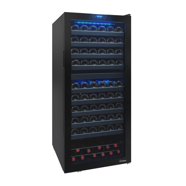 VinoTemp 110-Bottle Dual Zone Wine Cooler