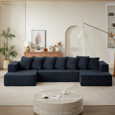 Ensemble de canapé modulaire en U Chenille