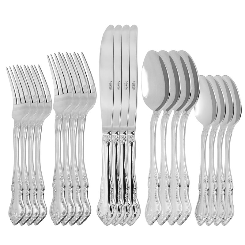 Ensemble de couverts 20 pièces, service pour 4
