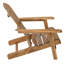 Chaise Adirondack pliante en bois massif Kalicki-1064956018