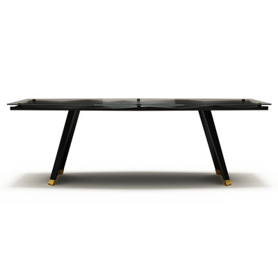 Glass Top Dining Table