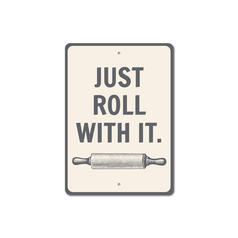 «Roll With It», H 18 po x l 12 po x P 0,06 po