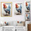 Strutting Rooster Majesty - poulet, art mural-386489123-386489136