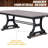 Barrington Coventry Indoor Ping Pong Table, 7-in-1 2-in-1 Dining Table with Metal Net