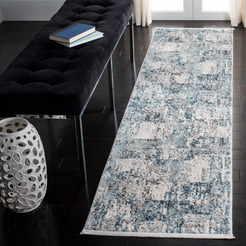 Brodnax Performance Abstract Rug, Runner 2'2" x 8'