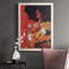 «Atef Through the Flowers I», reproduction d'un seul cadre photo sur toile-88392384-88392385