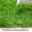 Tapis vert gazon artificiel vert, 3,2 pi x 6,5 pi