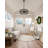 34" Fennec 4 - Blade Caged Ceiling Fan with Wall Control and Light Kit Included
