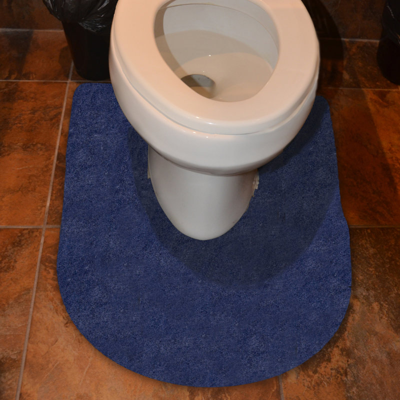 Byromville Non-Slip Contour Mat, Blue