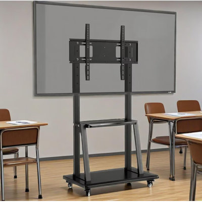 JYXCN Mobile TV Stand Rolling TV Cart with Locking Casters for 32-70" TVs up to 176 Lbs for Living Room And Office