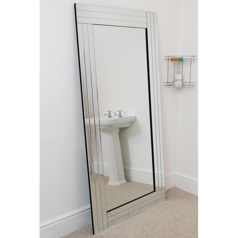 Phillip Glass Flat Mirror, 174cm H x 85cm W