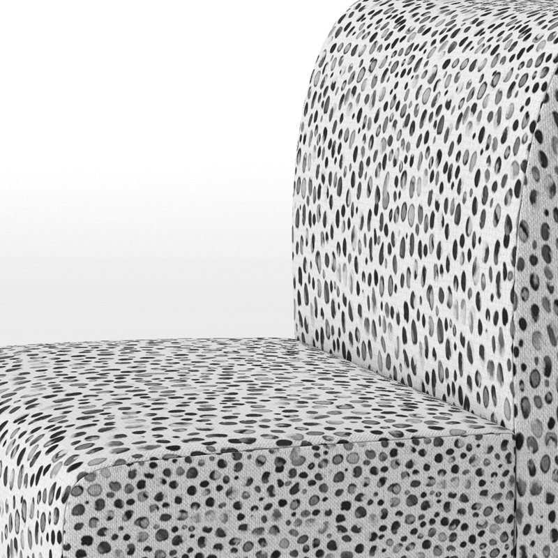 Fauteuil de chambre Abstract, Pantoufle sans accoudoirs