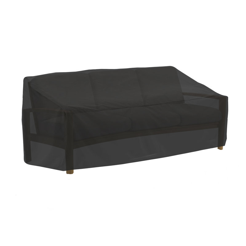 Outdoor Patio Bench Cover, 83.8cm H x 223.5cm W x 83.8cm D, Black