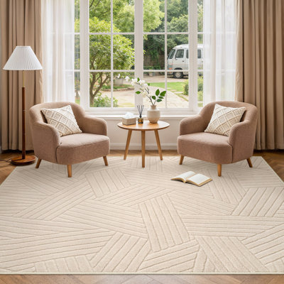 Geometric Washable Area Rug