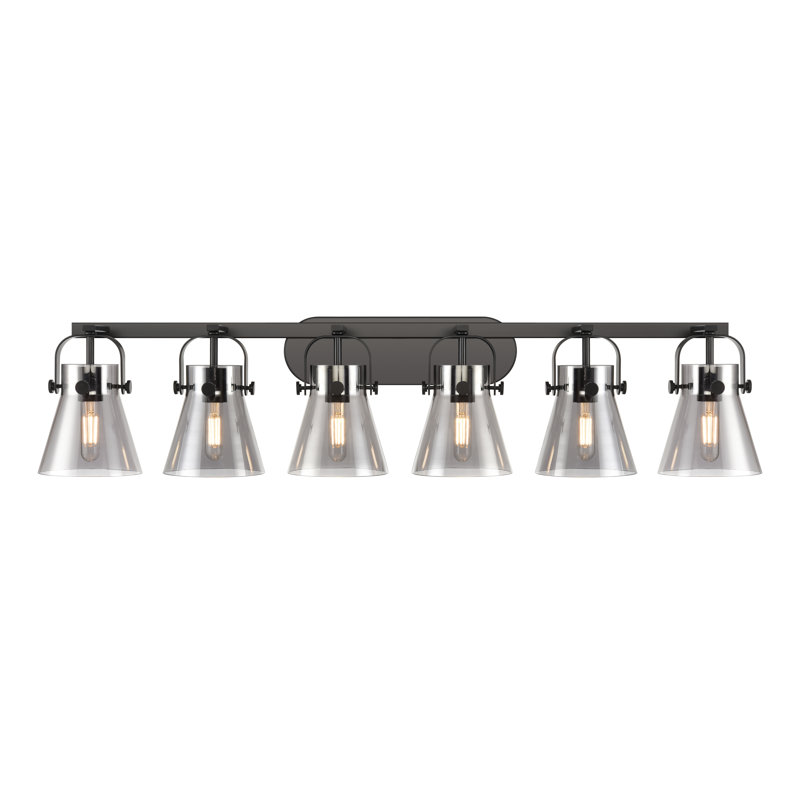 Slana 6 - Light Dimmable Vanity Light, Smoke, Matte Black