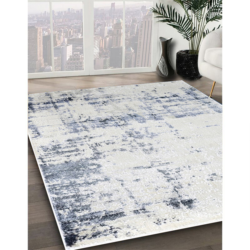 Tapis marocain tissé à la machine, Carré 4 pi