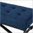 Navy  Ottoman Simple design, comfortable and durable, multi-functional bench