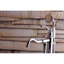 Robinet de baignoire autoportant à poignée simple 1 trou avec pomme de douche à main Kingston Brass English Country-23606398