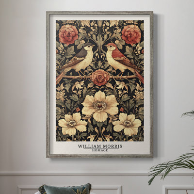 Imprimé encadré en bois massif de la série CCM XX de William Morris