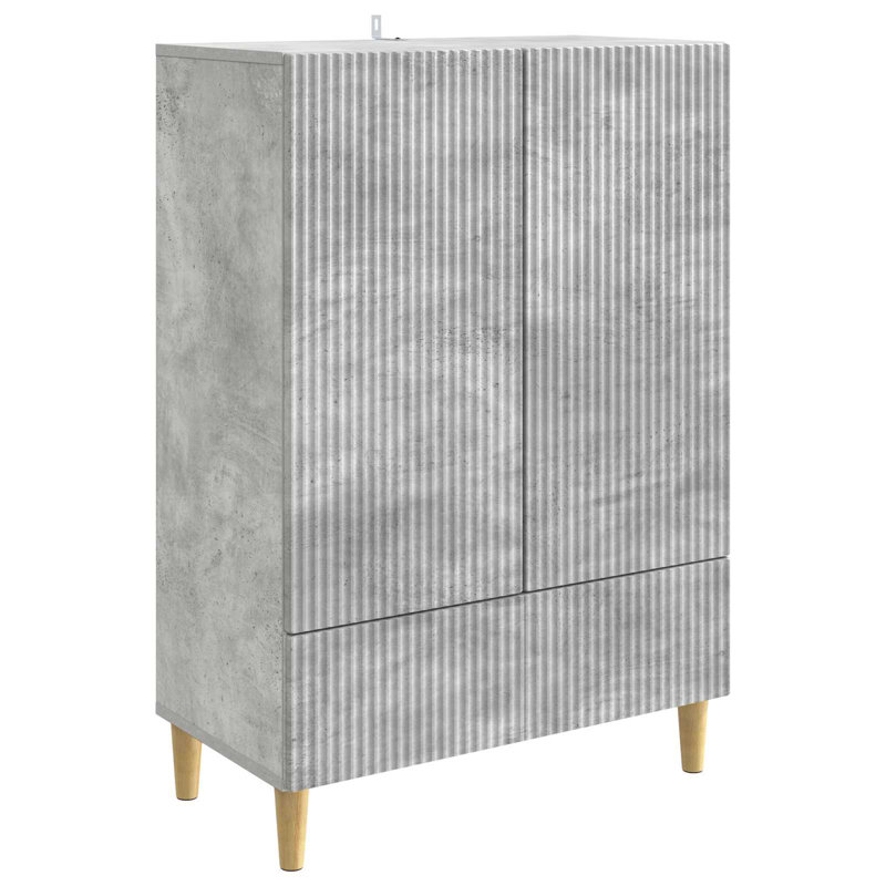 66cm Sideboard, Concrete Grey
