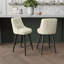 Tabouret de bar et de comptoir pivotant avec cadre en bois massif Malakeh-1364220410-1393578896-1364220413