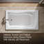 Mariposa 60" x 36" Whirlpool Bathtub-7360228