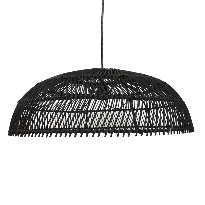 20cm H Bowl Pendant Shade ( Screw On ), Black