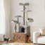 12MM Particle Board Plush Cat Litter Cabinet ZH1283 - 12Mm Particle Board, Plush Material, Spacious 60x48CM, Cat Litter Storage, Multi-Functional Cat Furniture-1652218269