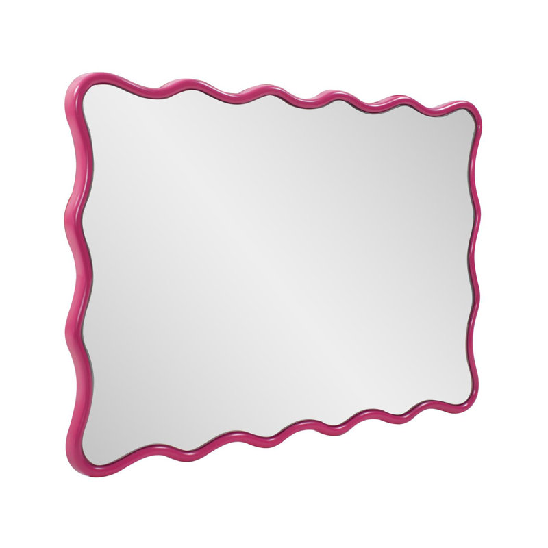 Angelo Rectangle Mirror, Hot Pink