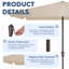 Parasol de marché extérieur 8 pi x 10 pi-1756012584
