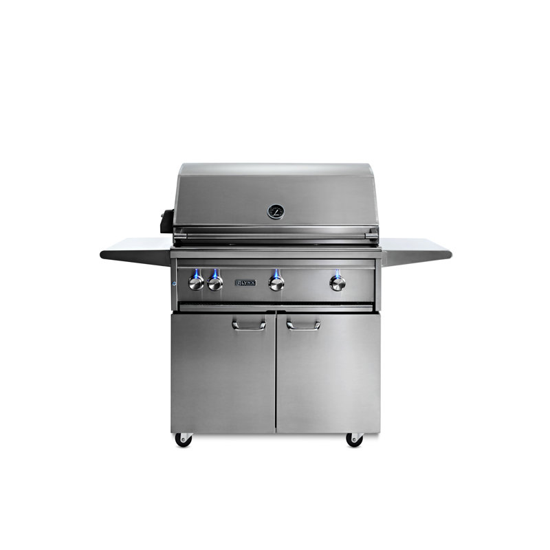 3-Burner Convertible Gas Grill with Rotisserie, Natural Gas