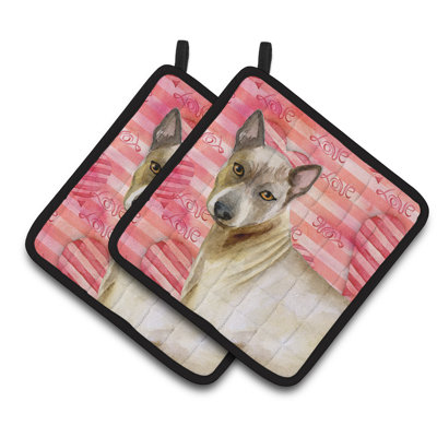 Caroline's Treasures Striped Polyester Potholder