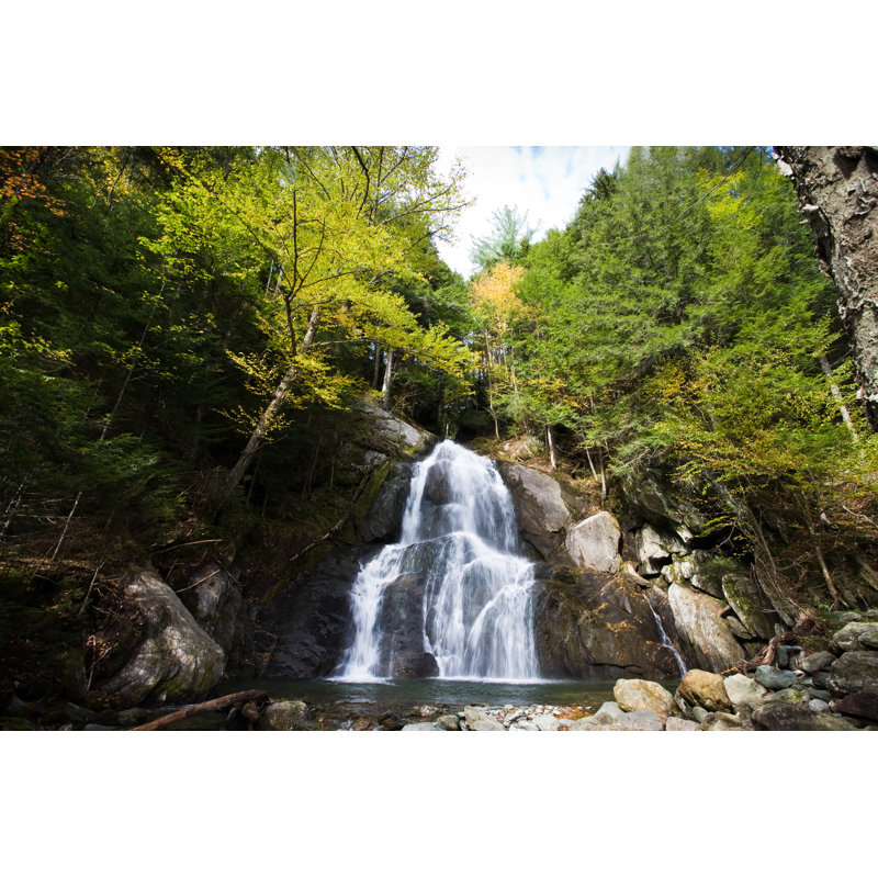 Moss Glen Falls Vermont - Wrapped Canvas Print, 30cm H x 46cm W x 3.8cm D