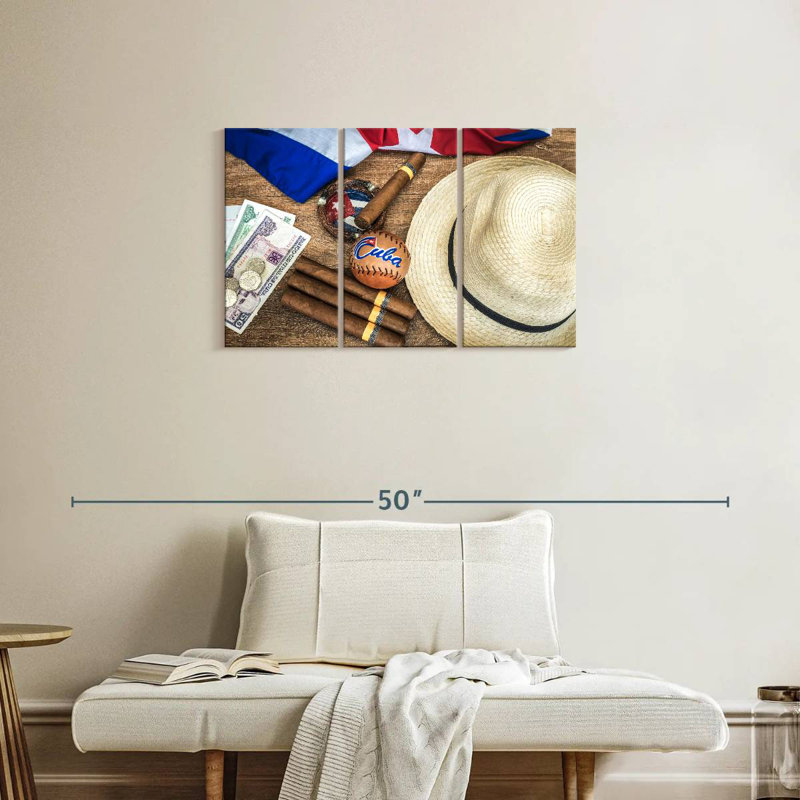 Senne Cuban Vacation, 20" H x 33" W