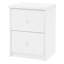 Ingrassia 2-Drawer Bedside Cabinet, Nightstand, End Table, Smooth-Glide-69016564