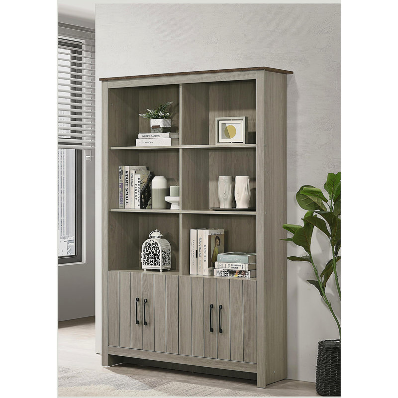 Bibliothèque l 47 "avec portes d'armoire